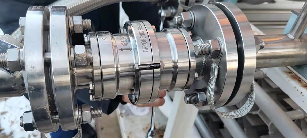 法兰式低温拉断阀